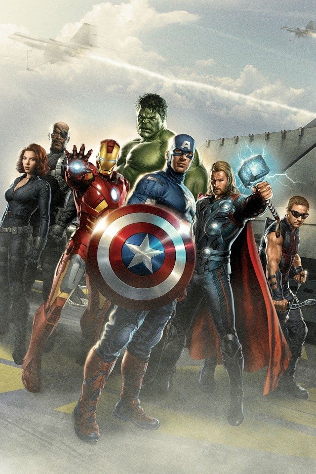 The Avengers iphone wallpaper 640x960
