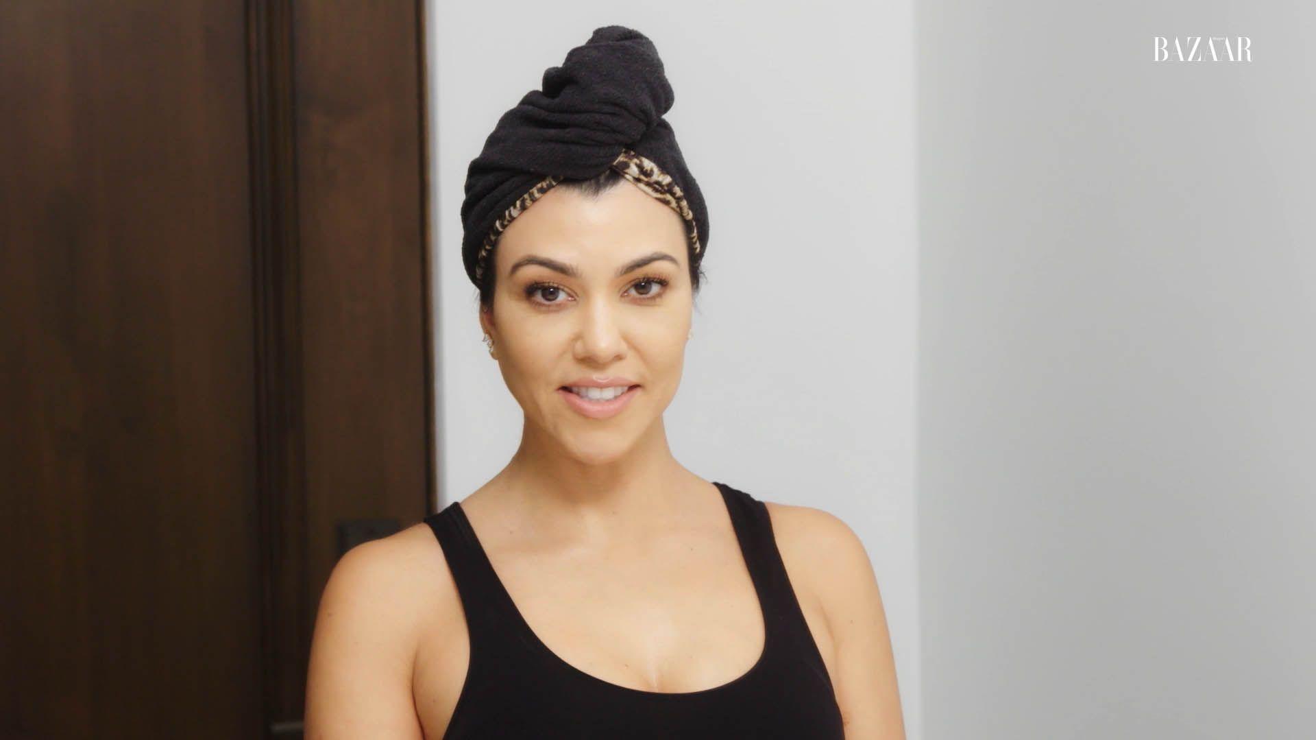 Watch Kourtney Kardashian Share Her Nightly Skin Care Routine