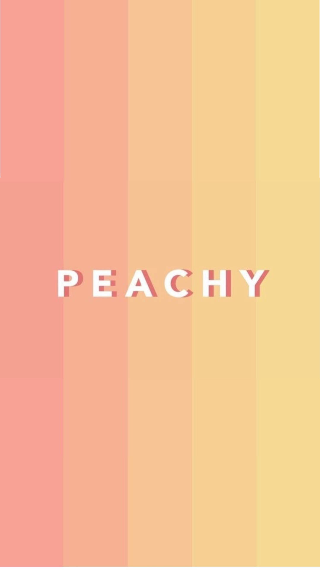 Peach Color Aesthetic Wallpaper