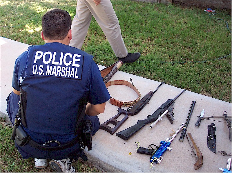 Description United States Marshals Seized Weapons Jpg