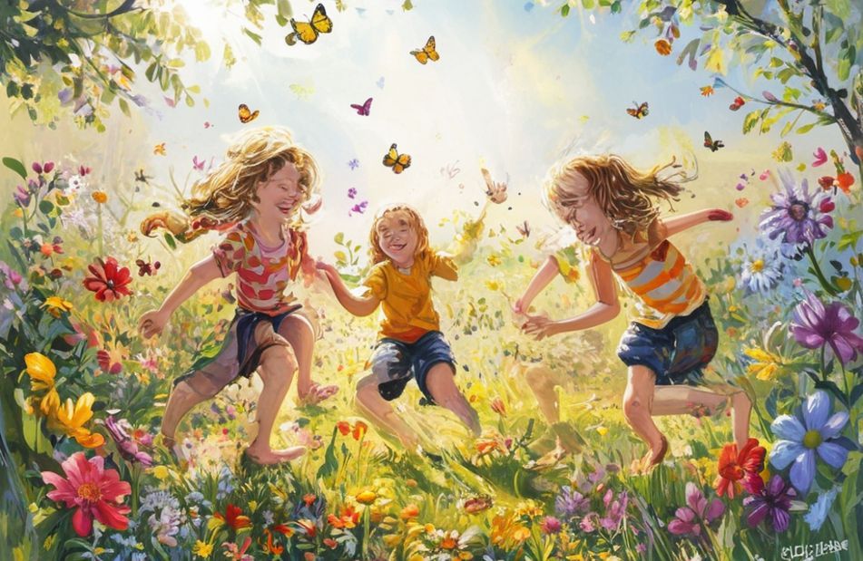 Barefoot Kids Wallpaper