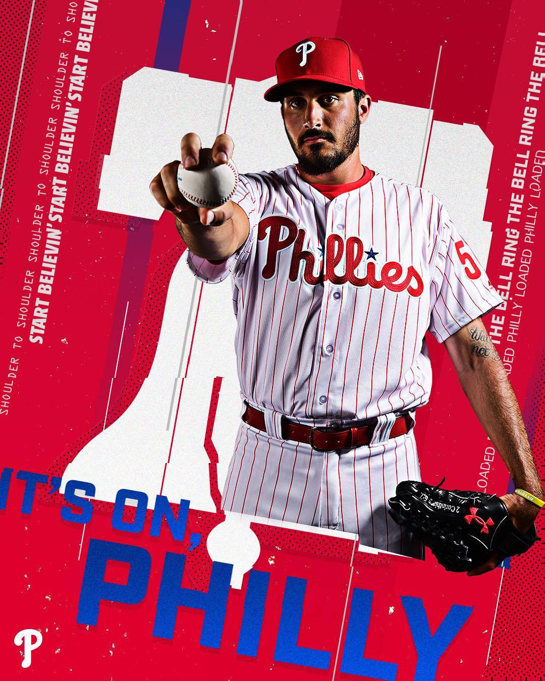 Zach Eflin It S On Philly Poster Wallpaper