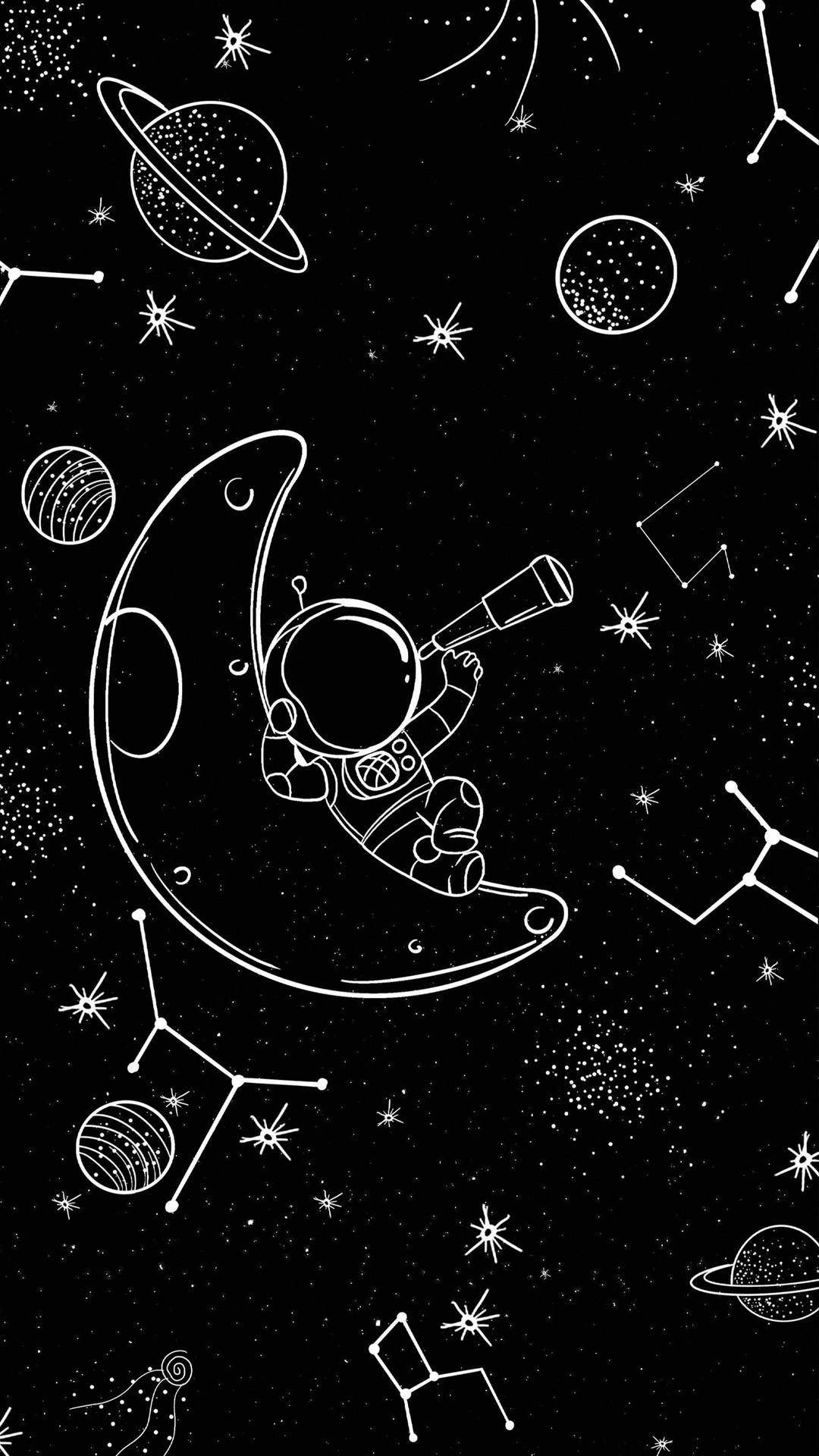 Astronaut In Space Wallpaper
