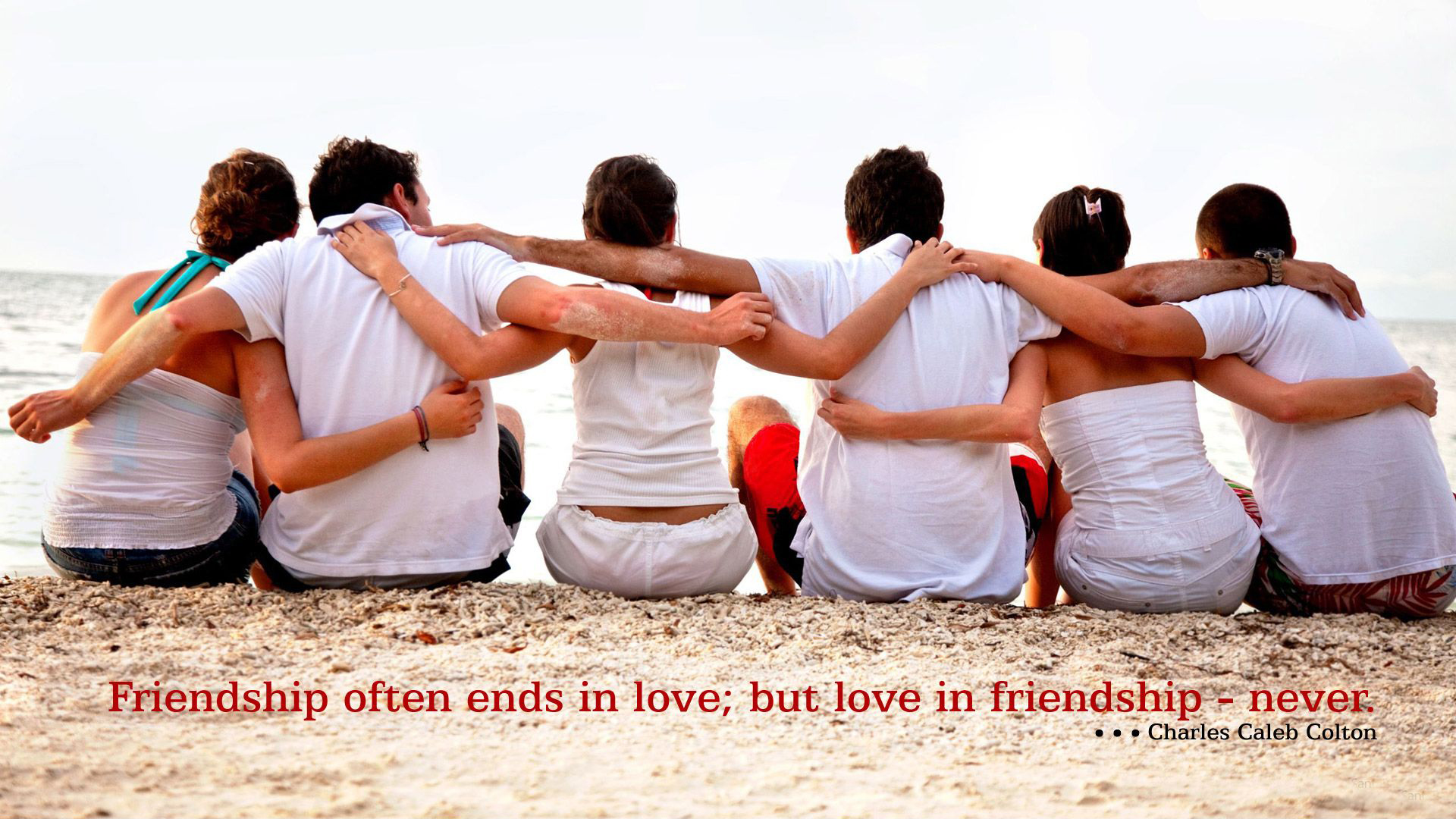 Friends on a Beach: A symbol of lasting friendship