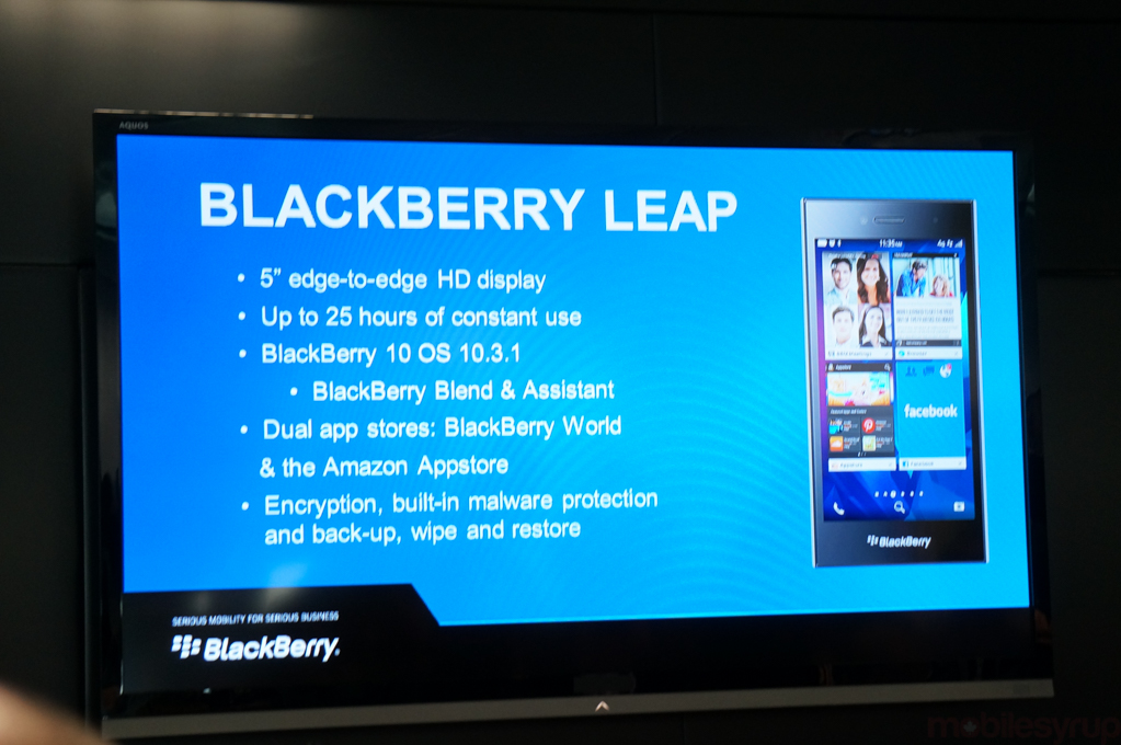 Blackberry New Model Leap Specifications Price