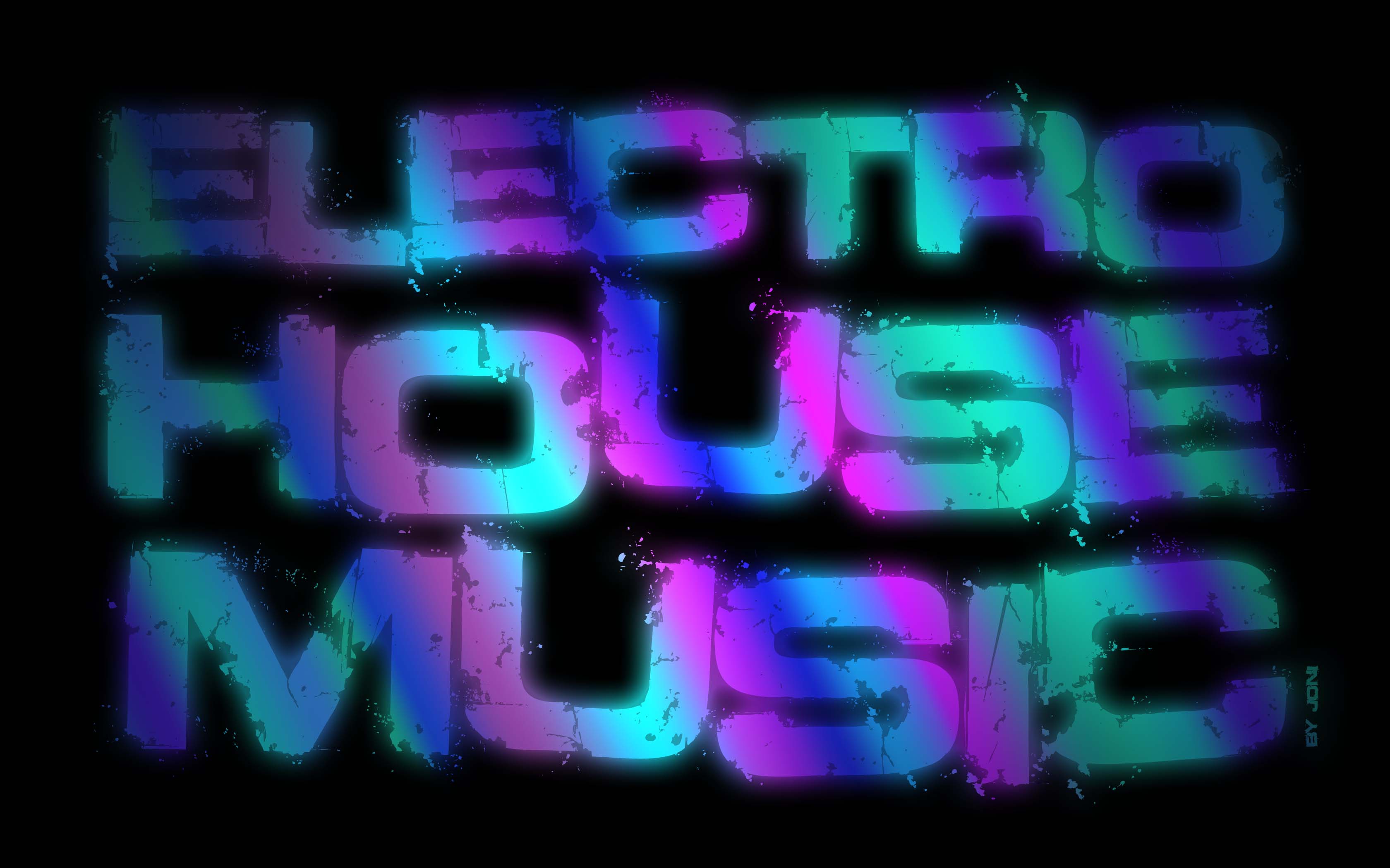 Electro Music Wallpaper On