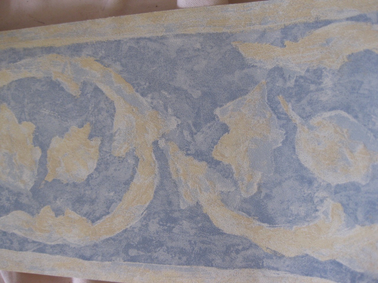 Details About Altair Blue Cream Quality Vymura Wallpaper Borders Bn