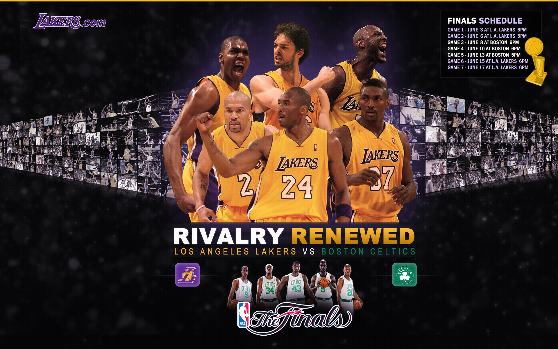 Lakers Desktop Wallpaper The Official Site Of