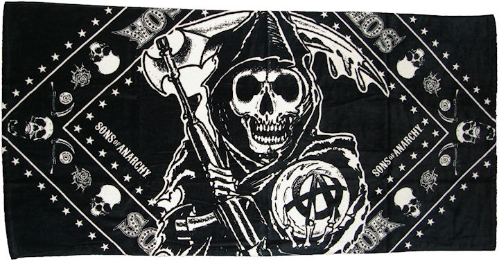 By Category Television Sons Of Anarchy Reaper Towel
