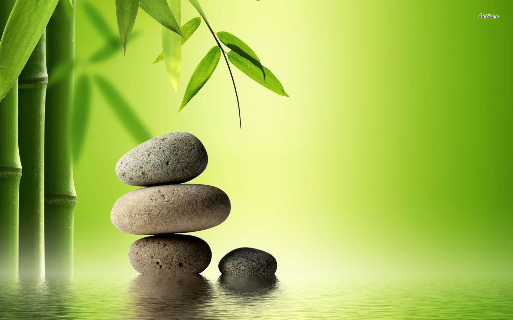 And Zen Stones Wallpaper Bamboo