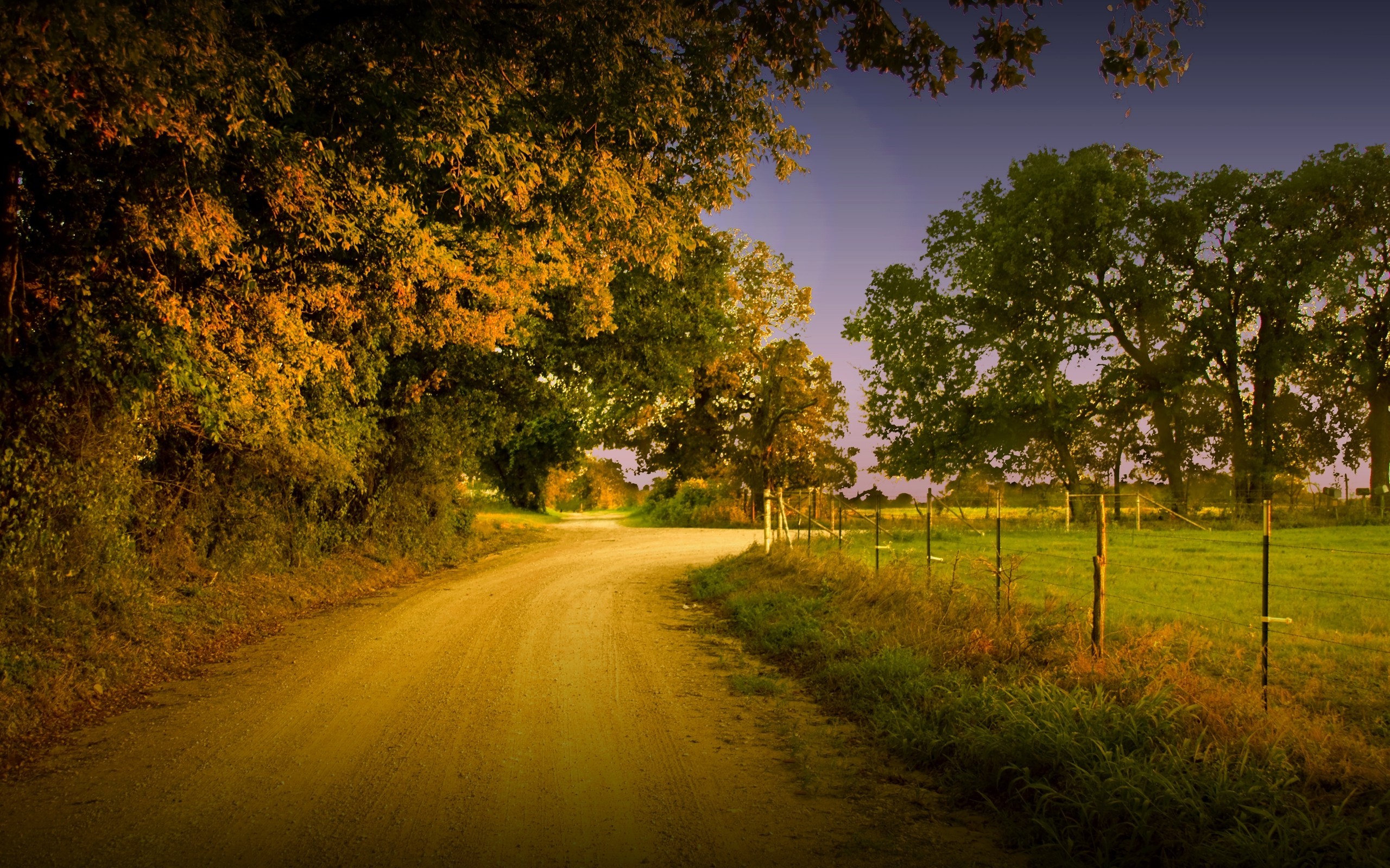 Country Road Wallpaper HD