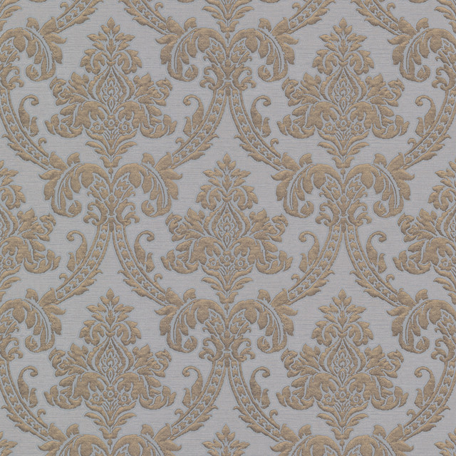 Bradford Kt Fabric Damask Wallpaper Traditional By