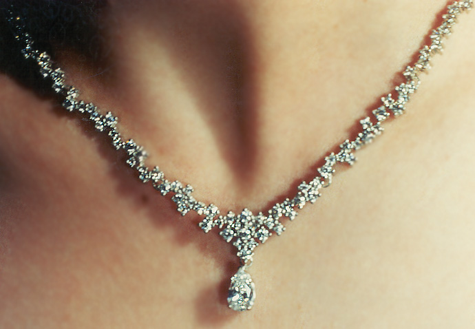 Diamond Necklace Dulha Dulhan