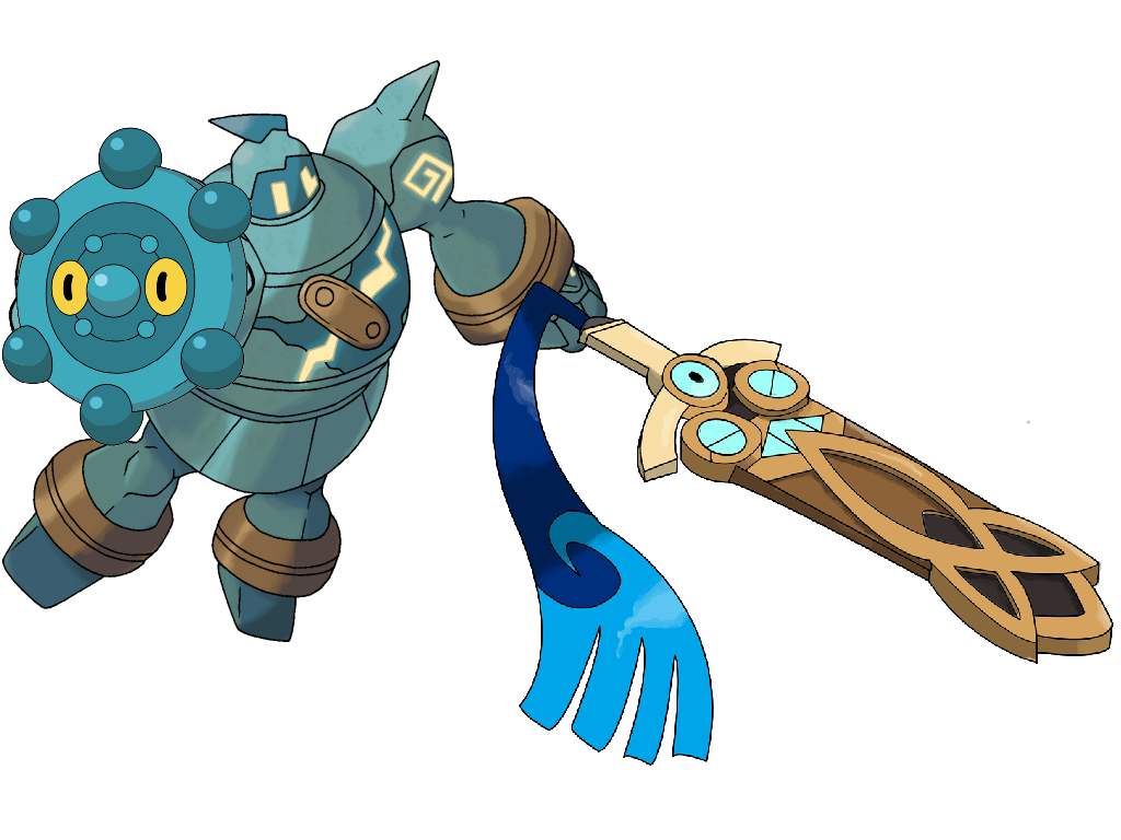 Golurk Bronzor And Honedge Pok Mon Wallpaper