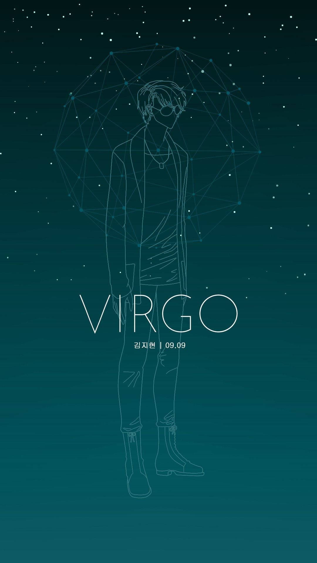 Virgo Zodiac Man Constellation Wallpaper