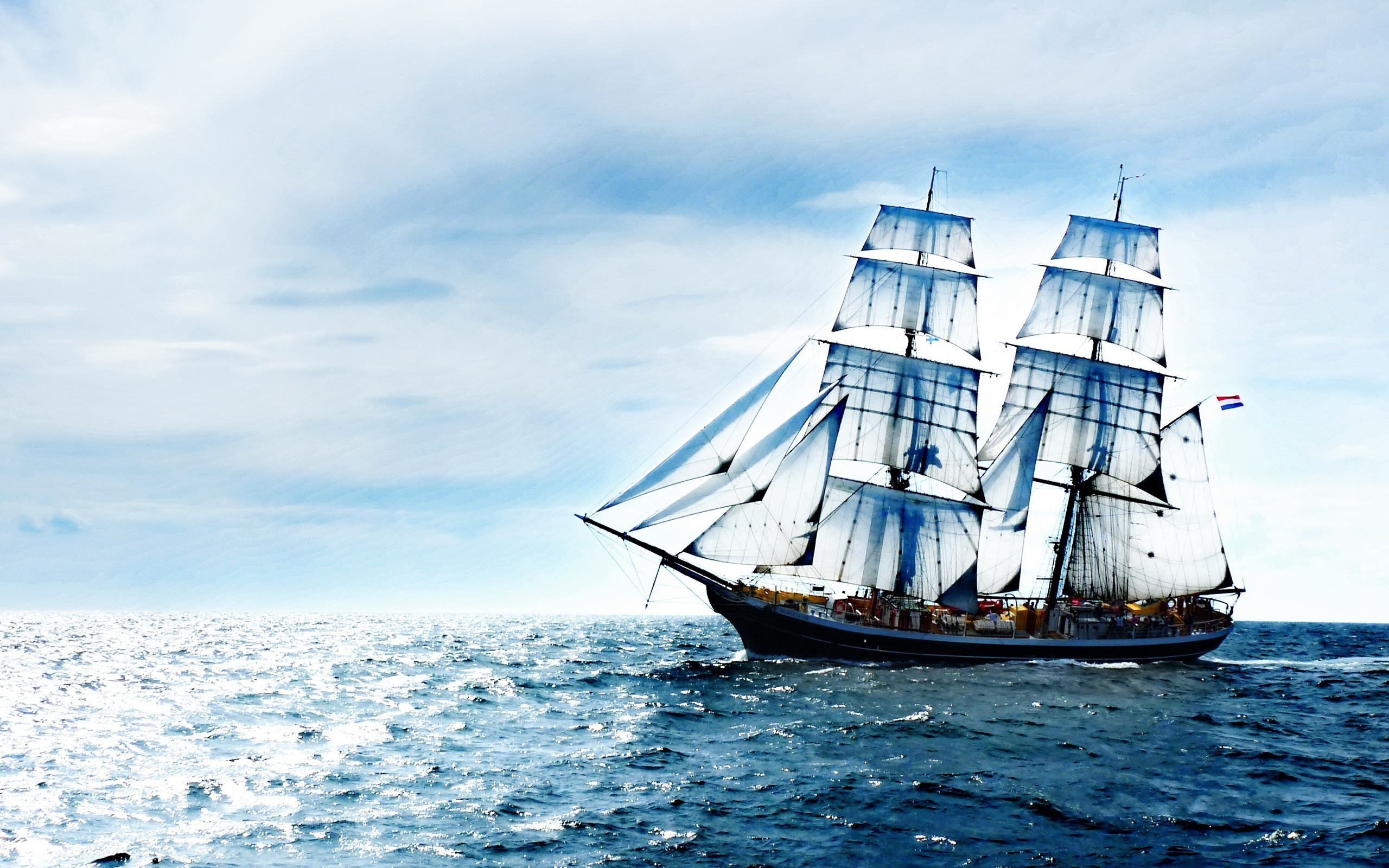 Nature Sea Old Ship Vehicle Sailing Wallpaper HD