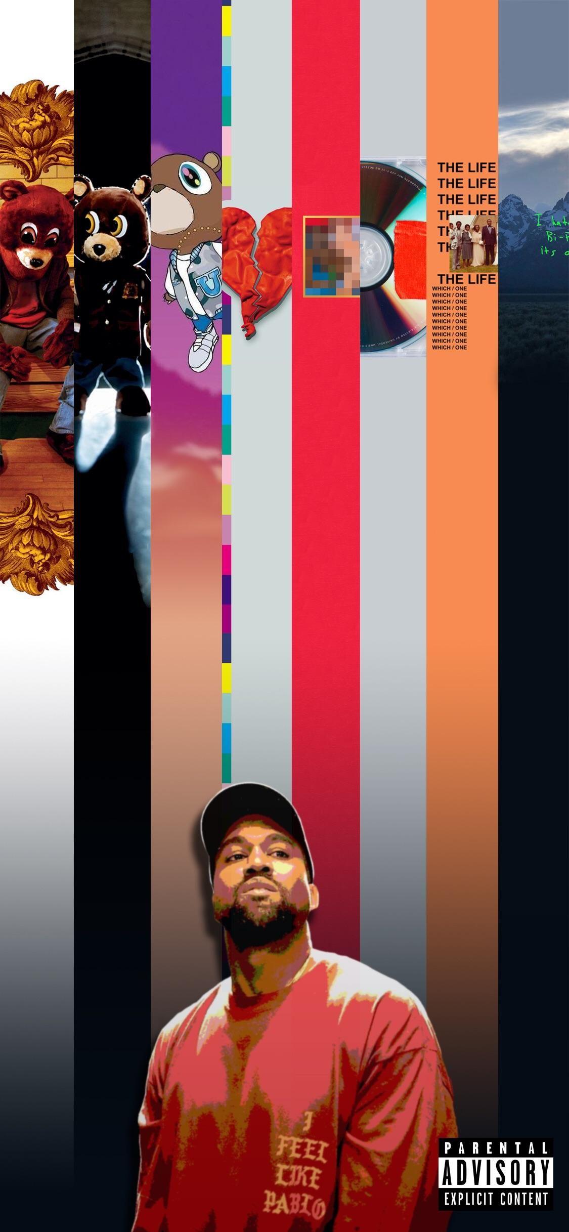 Kanye Albums Wallpaper On West
