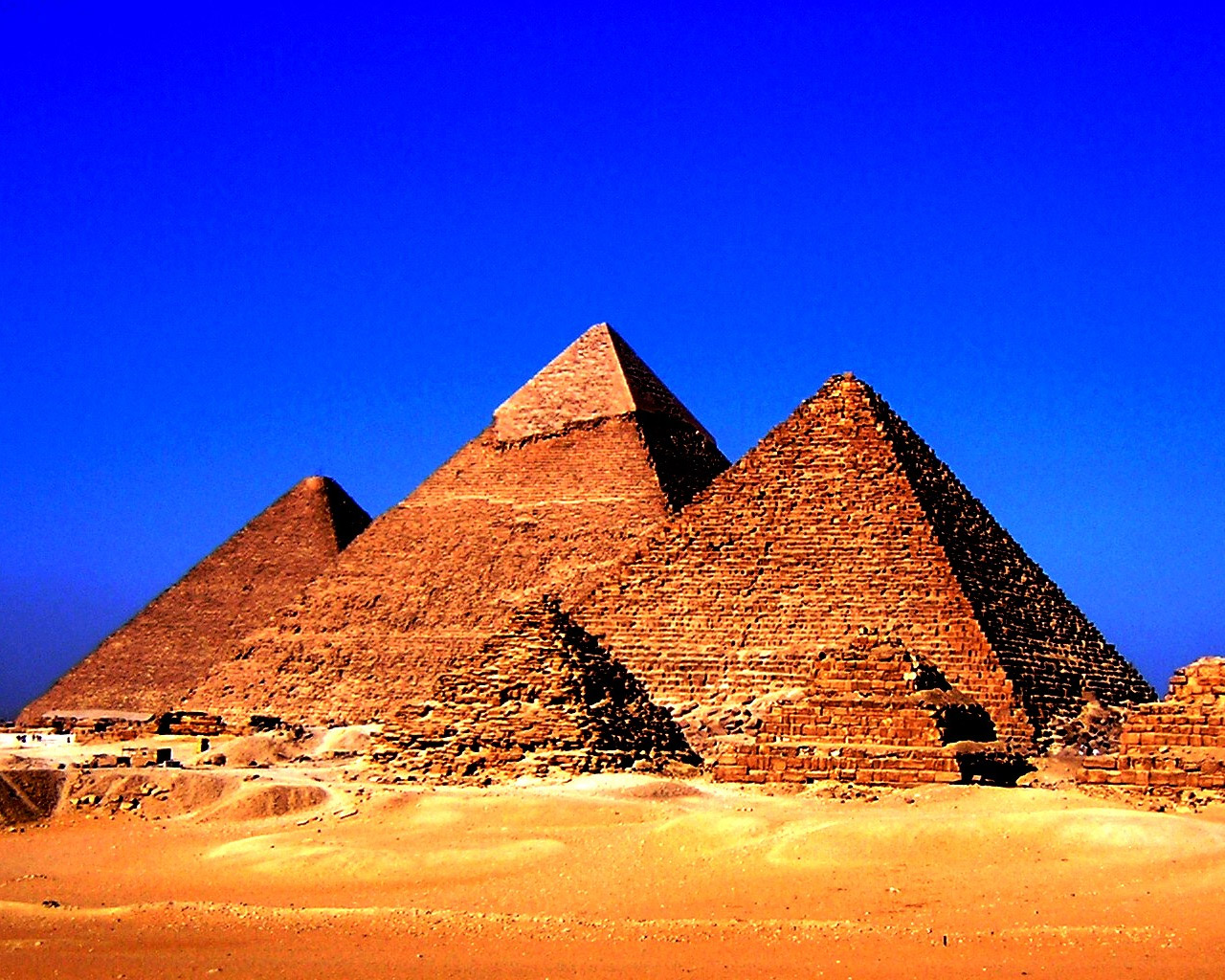 Egyptian Pyramids Wallpaper HD Background Image Pictures