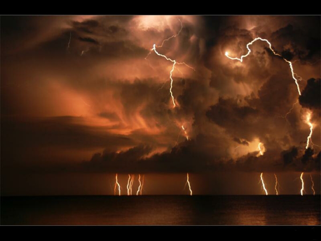 Widescreen Thunder Storm Wallpaper And Background Fun