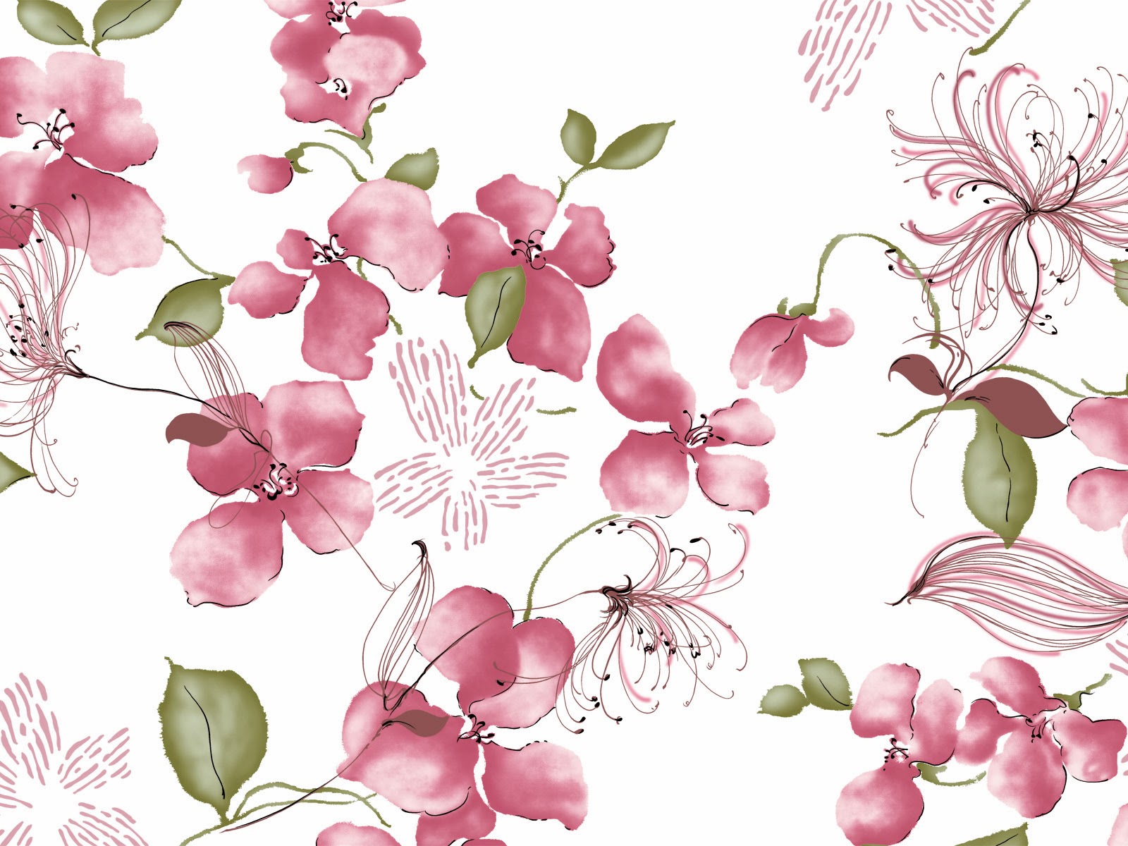 Flower Wallpaper And Make This Vintage For Your