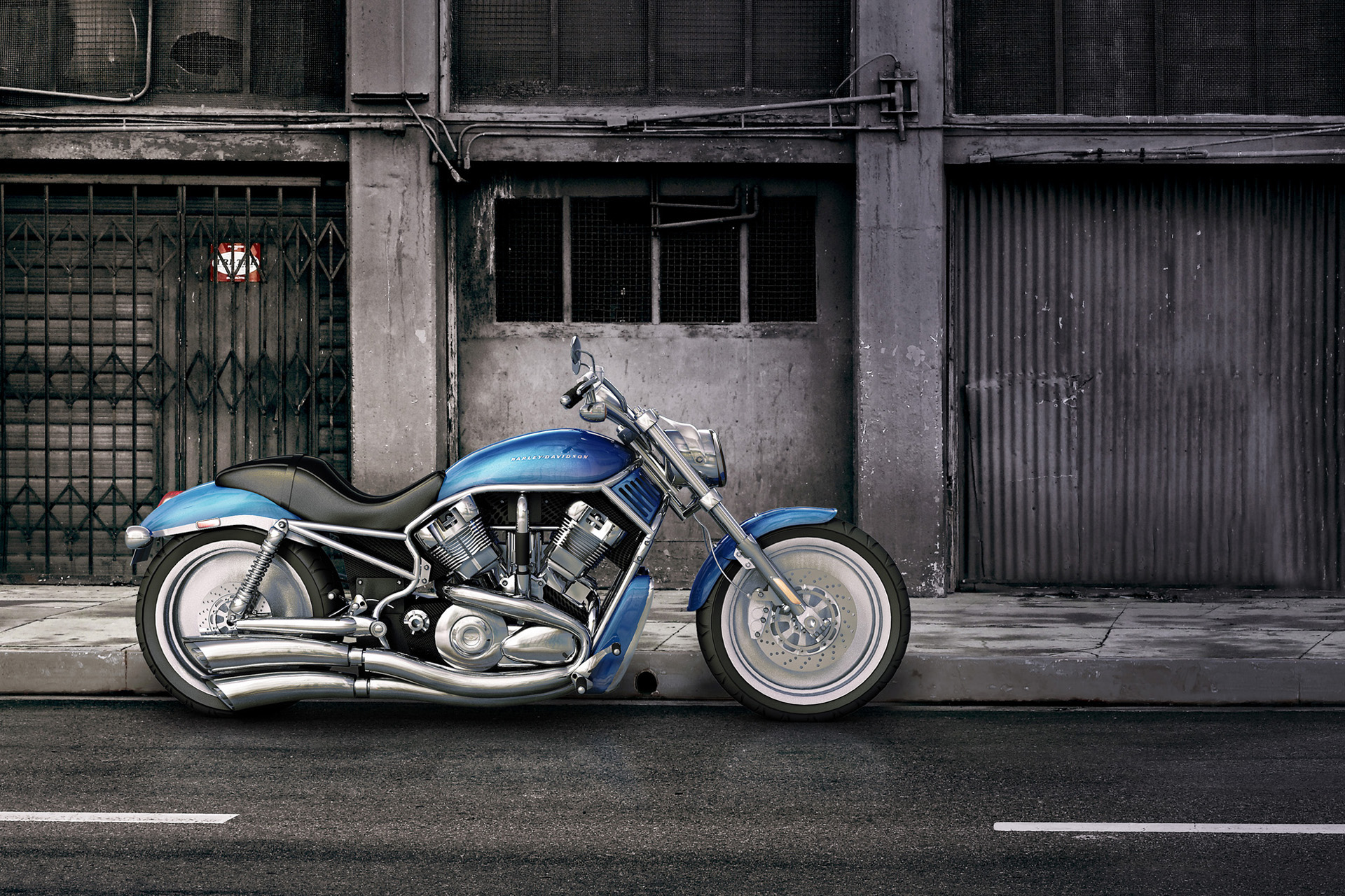 Harley Davidson V Rod Wallpaper