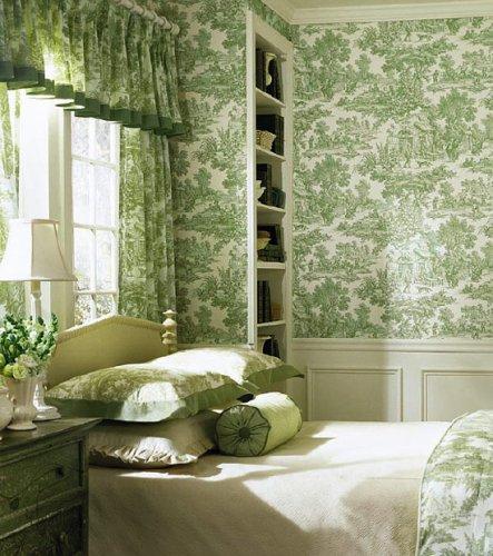 Thibaut Piccadilly Cotillion Toile Fabric Alexander Interiors Designer