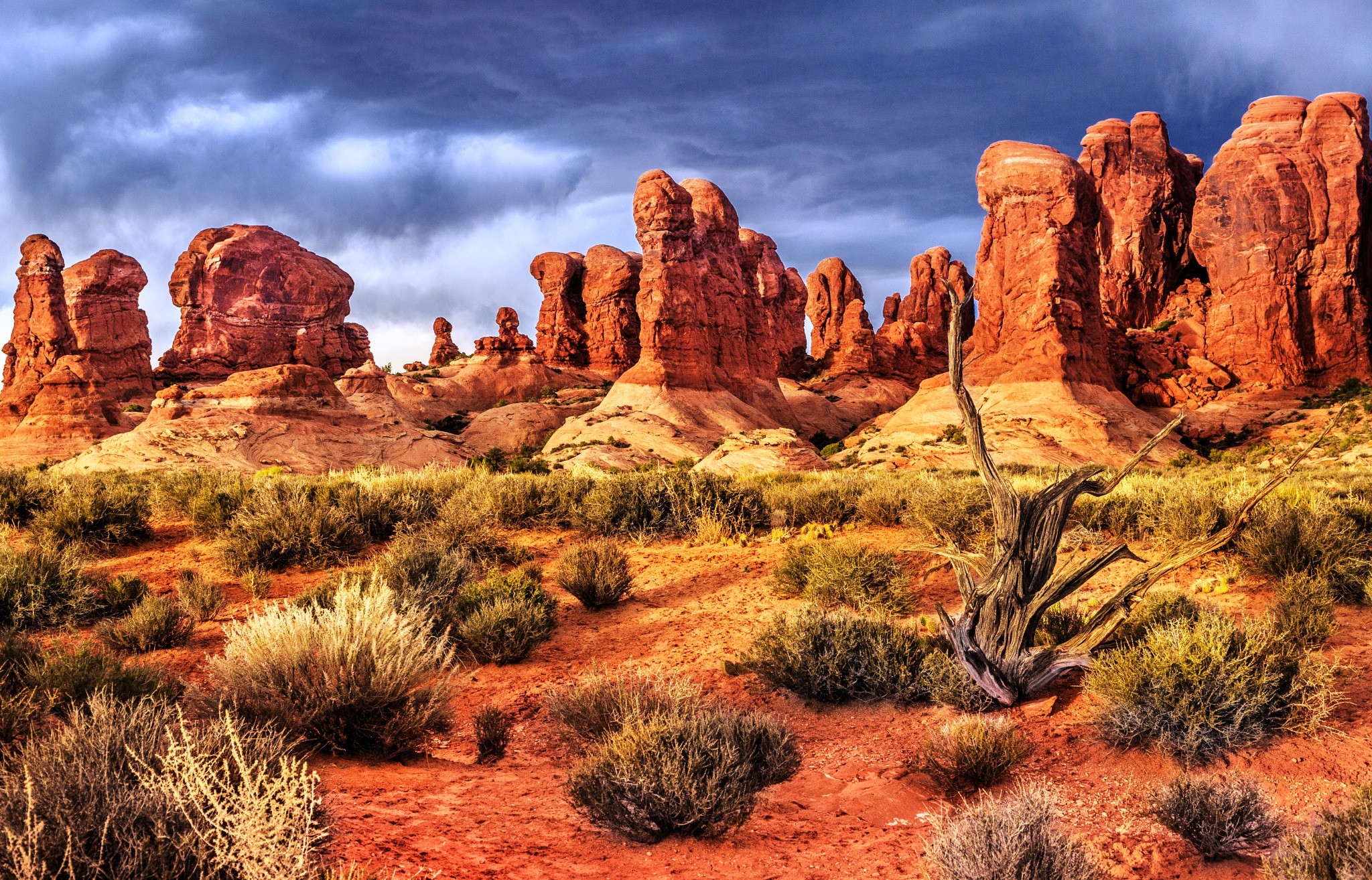  Wallpaper Background Free Arches National Park Utah Usa Clouds Plants