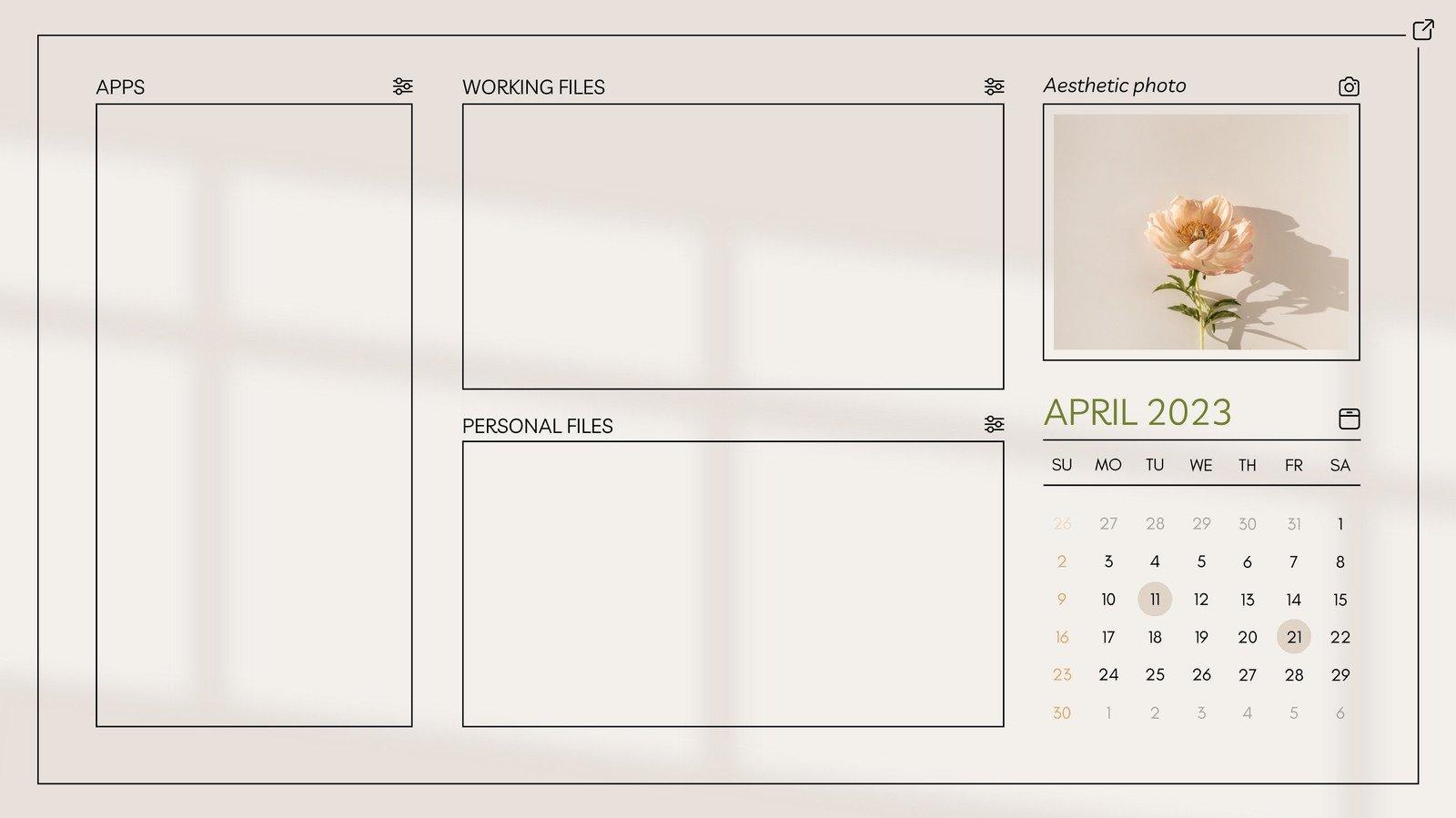 Free custom minimalist desktop wallpaper templates