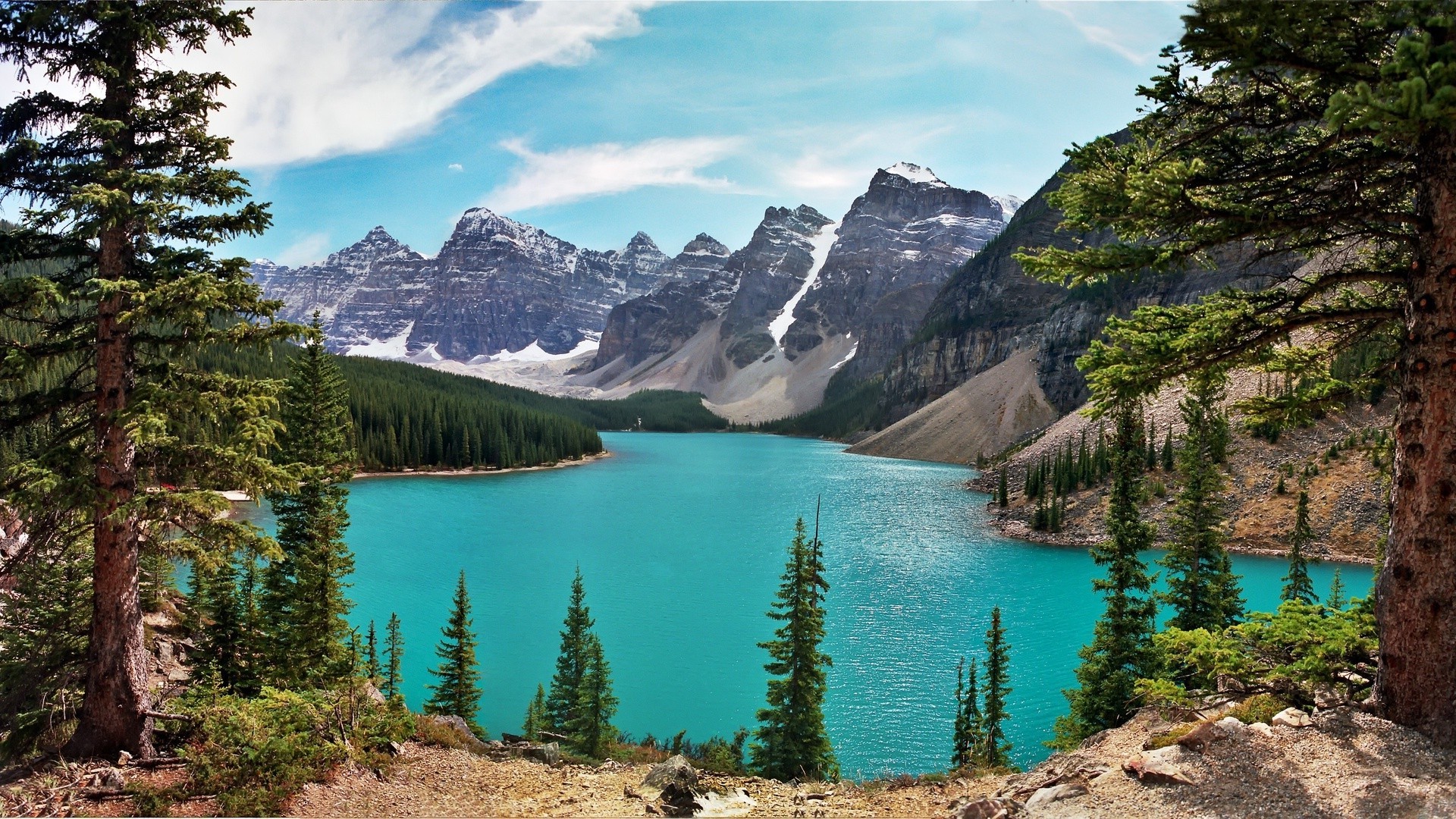 Canada Lake Mountain Wallpaper HD