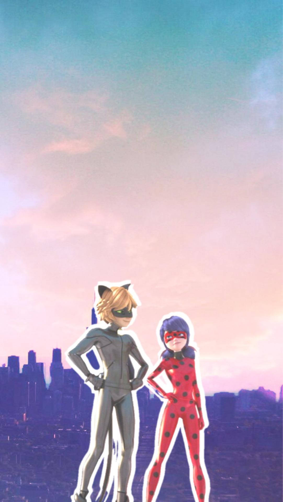 Ladybug And Cat Noir Wallpaper