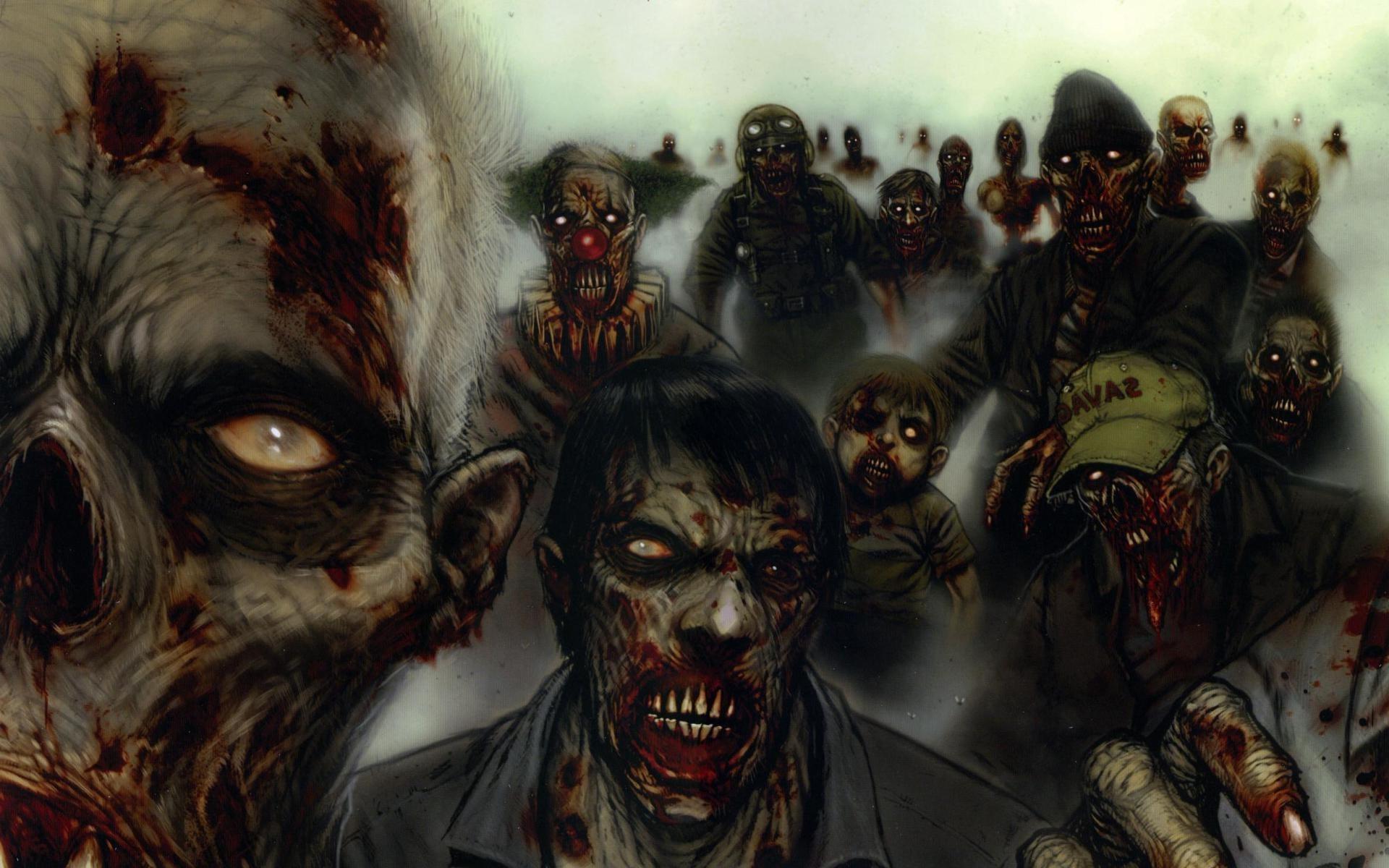 Zombie Zombies Fantasy HD Wallpaper Desktop Background