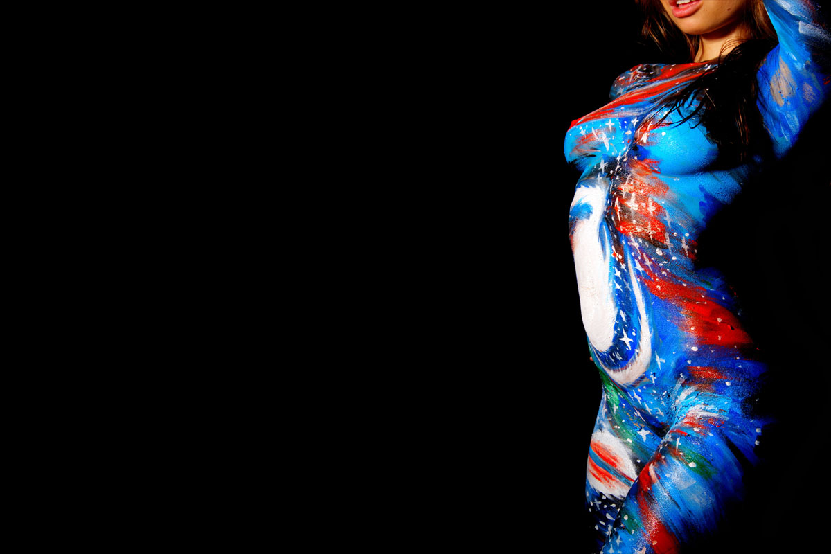 Body Paint HD Wallpaper Background Of Your Choice