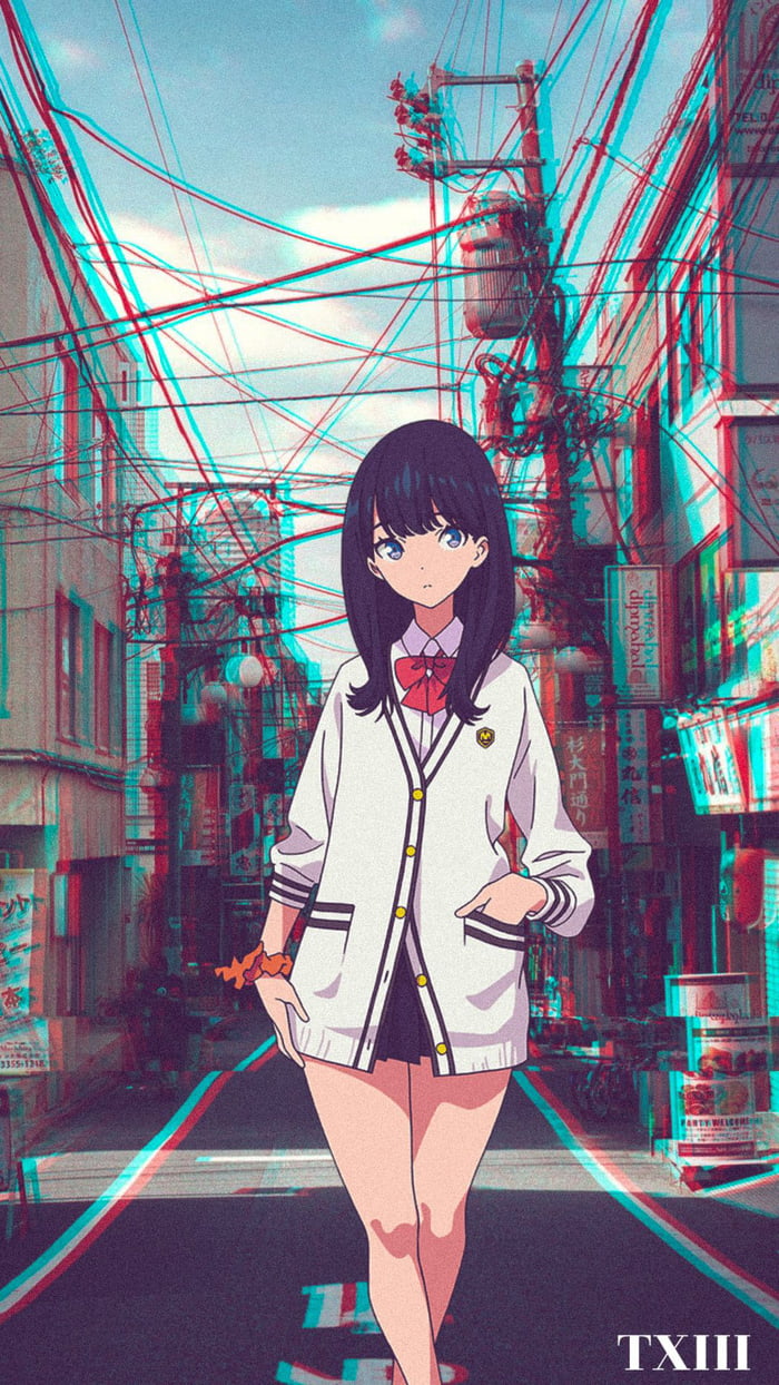 Free Download Rikka Mobile Wallpaper Stylistic Real Photo Glitch