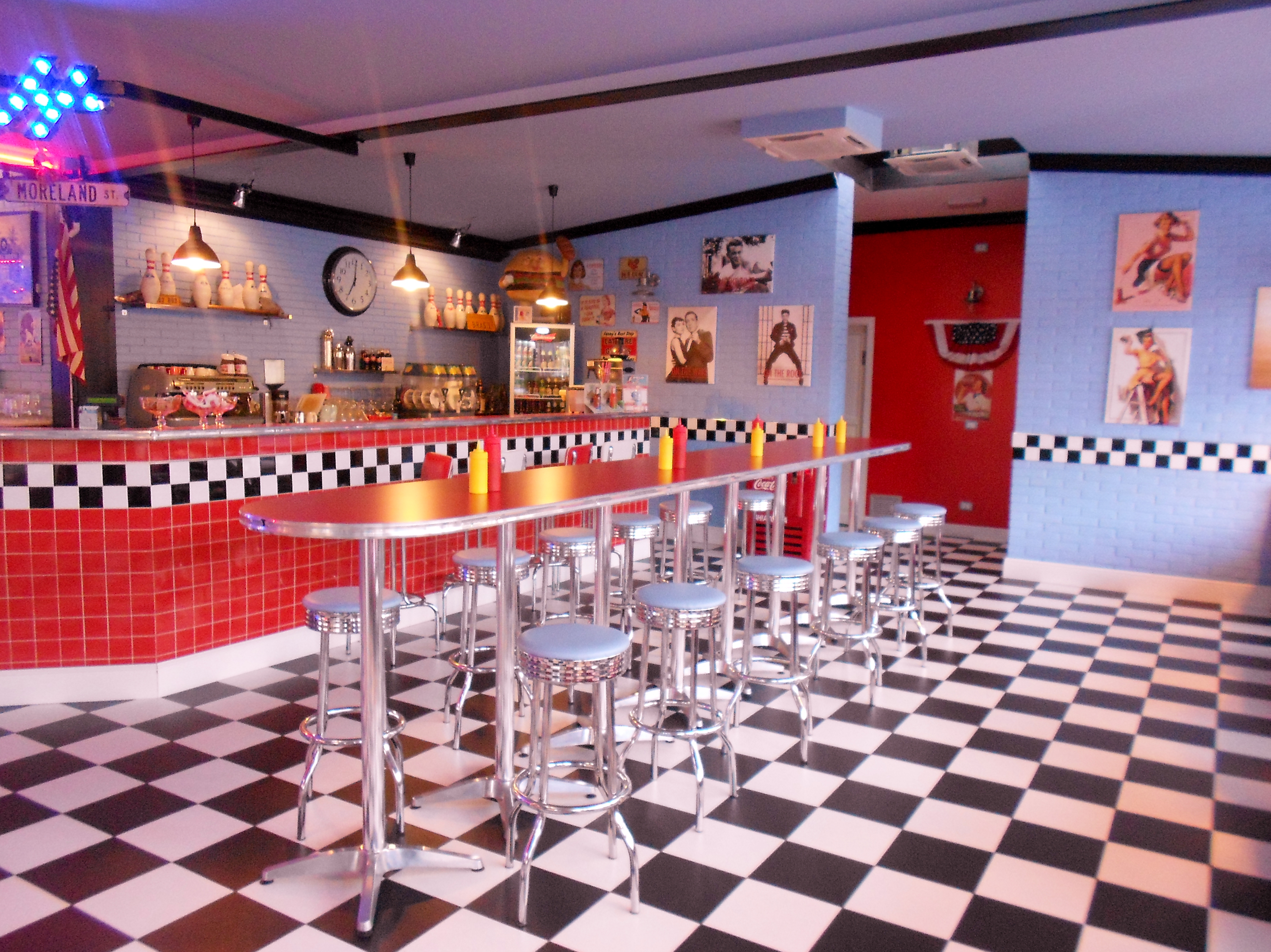 American Diner Wallpaper - WallpaperSafari