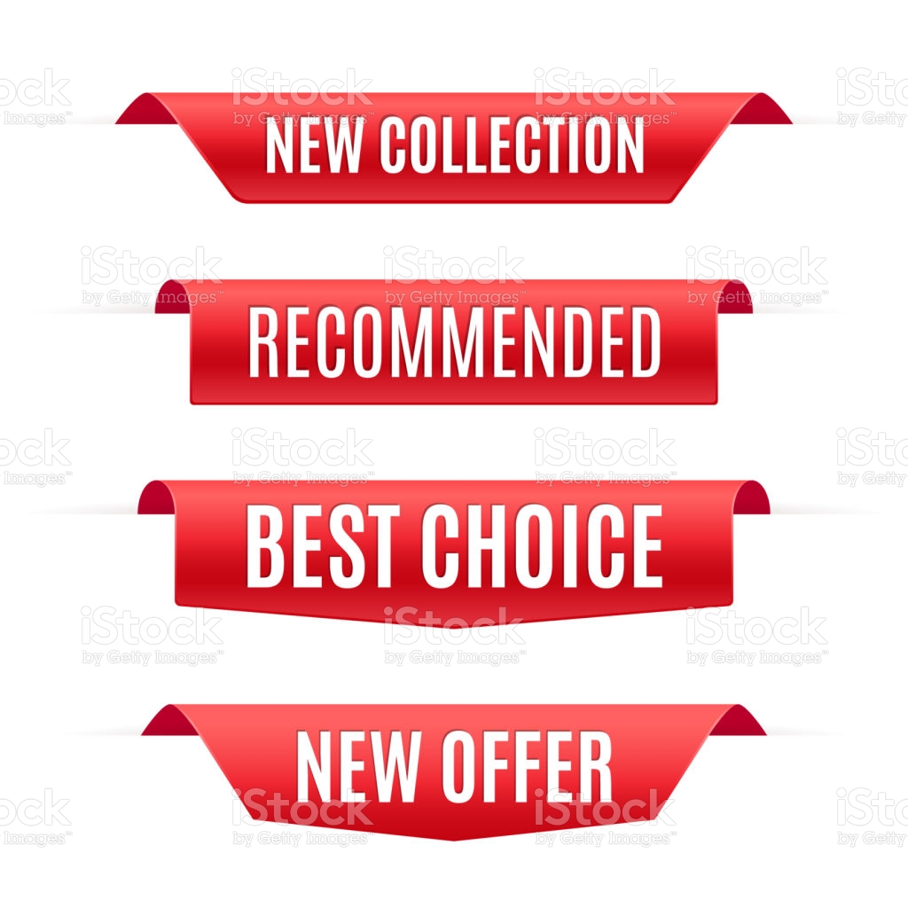 🔥 Free download Collection Of Red Promo Badges Or Labels Isolated On