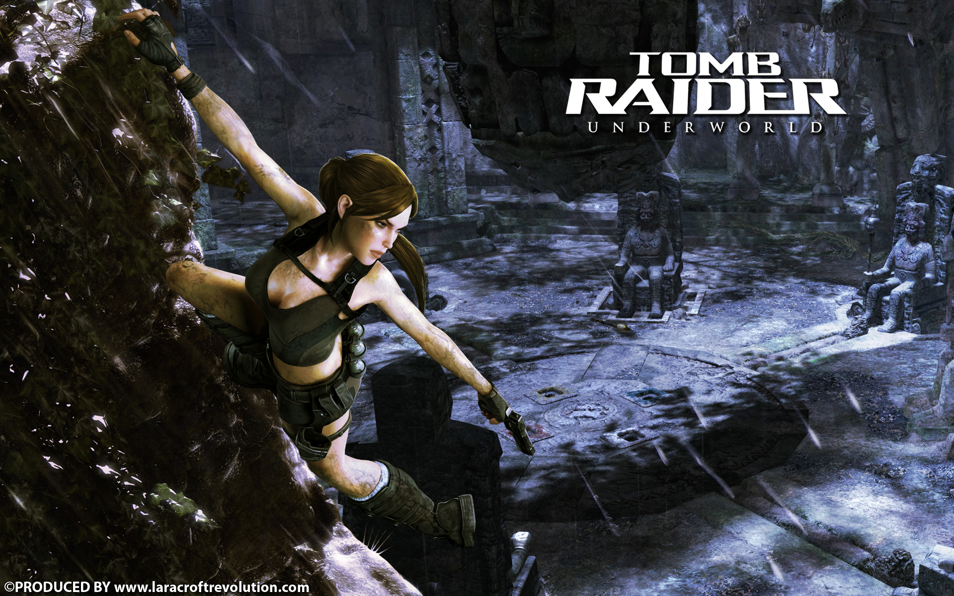Lara Croft Revolution Tomb Raider Underworld Wallpaper