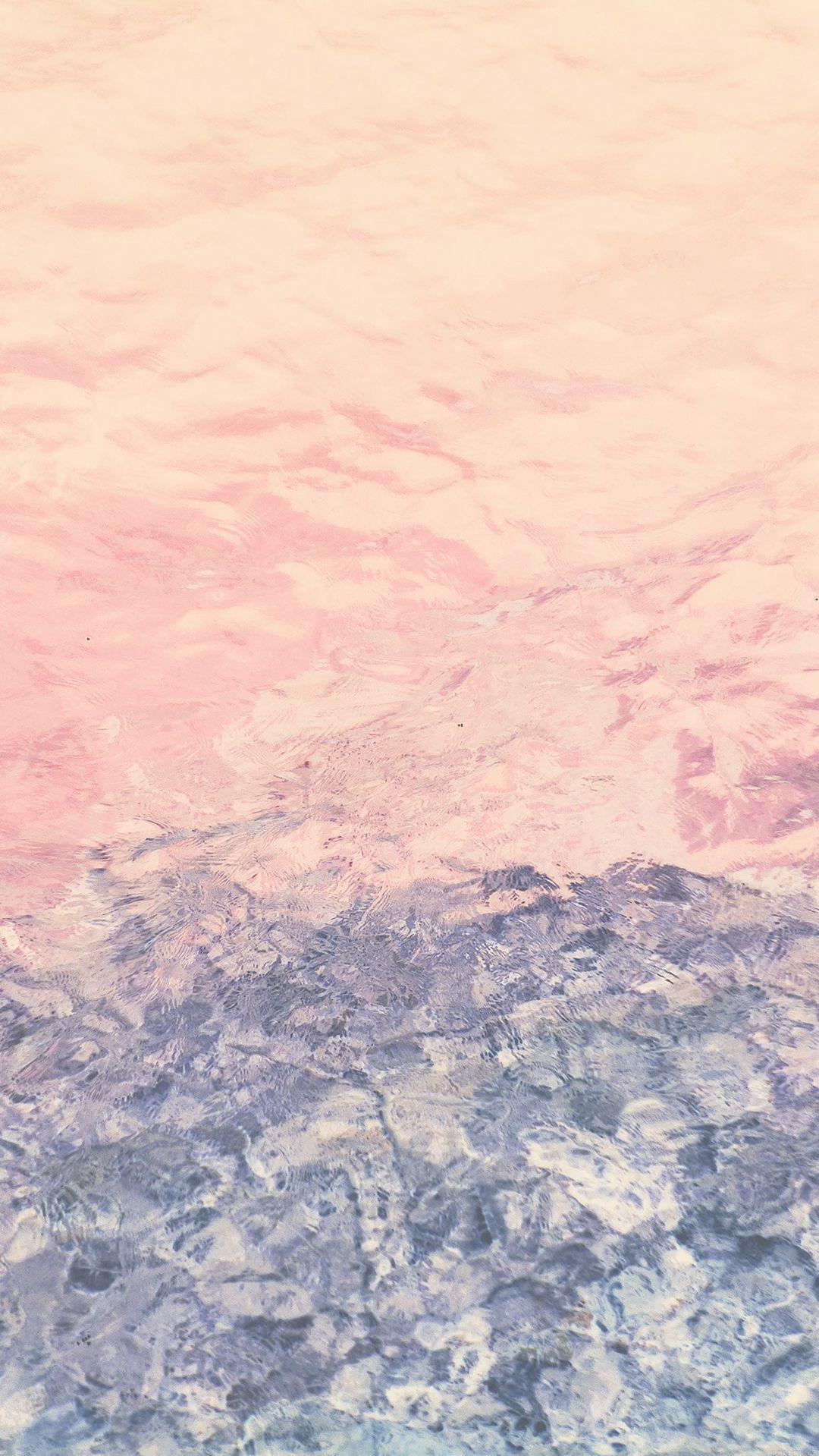 Water Texture Pink Summer Wave Nature Sea iPhone Wallpaper