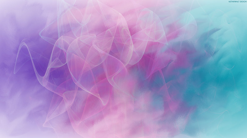 Cotton Candy Abstract by StarwaltDesign on