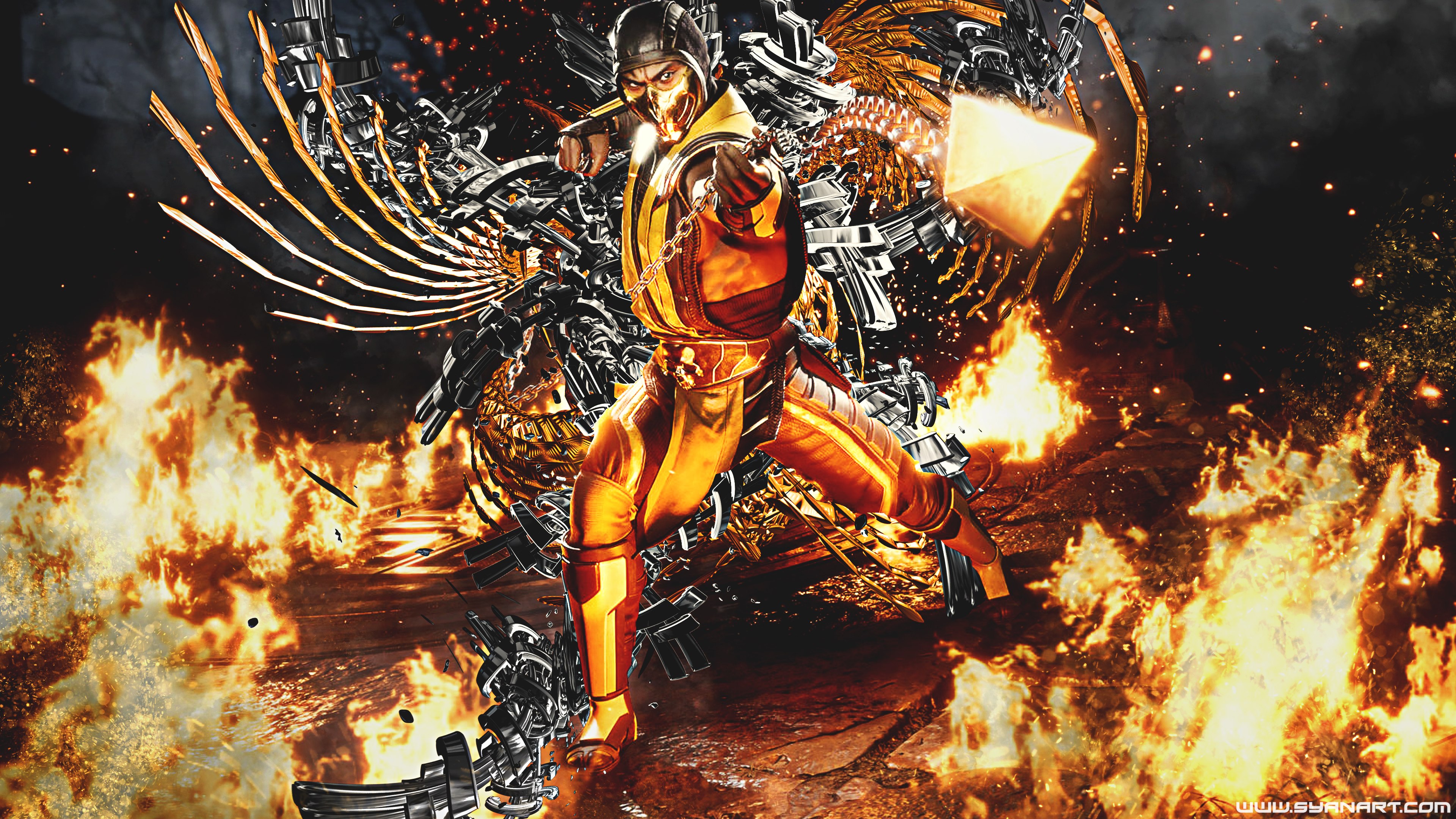 Mortal Kombat 11 HD Background Wallpaper 45215   Baltana