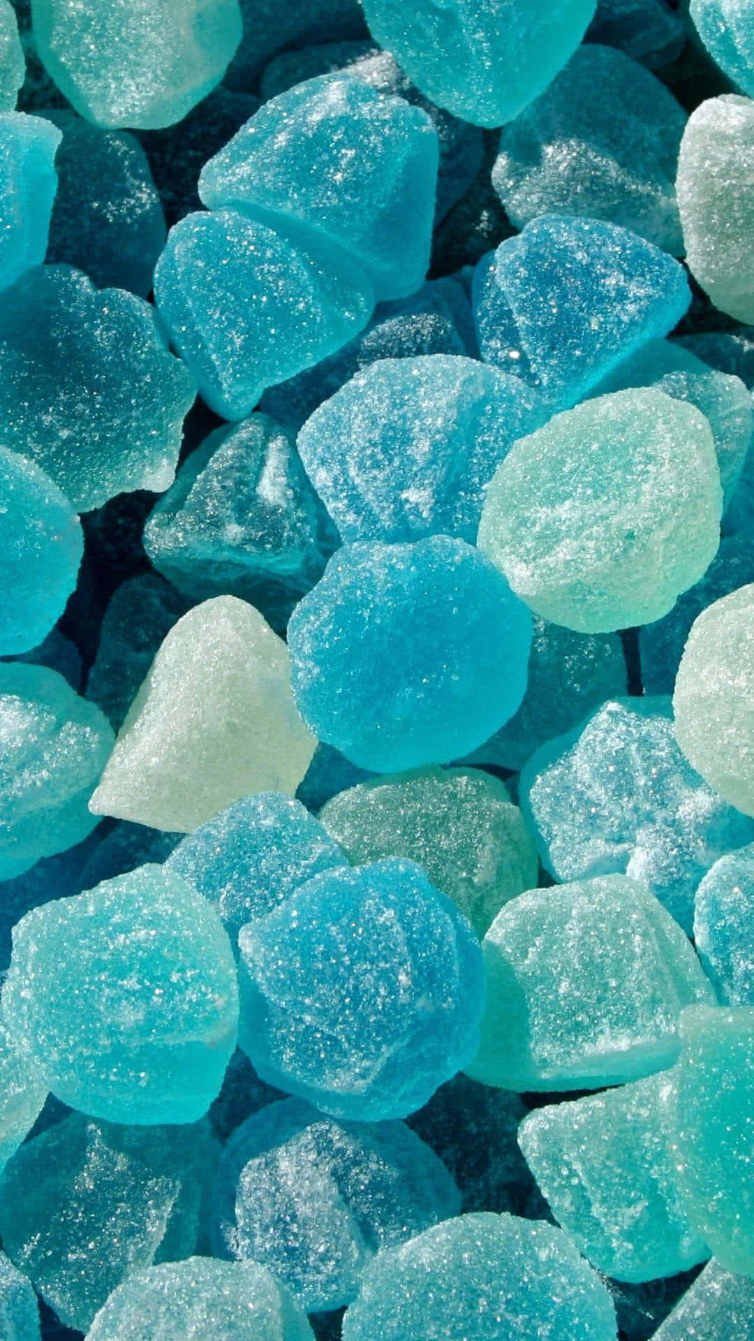 Enjoy The Joy With A Cute Blue iPhone Wallpaper