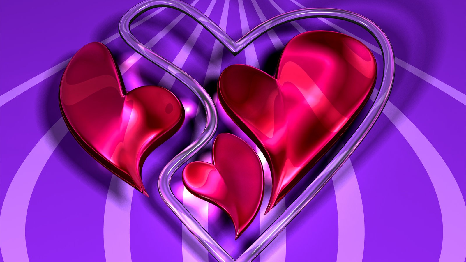 Red Love Hearts Lovely Heart Id Buzzerg