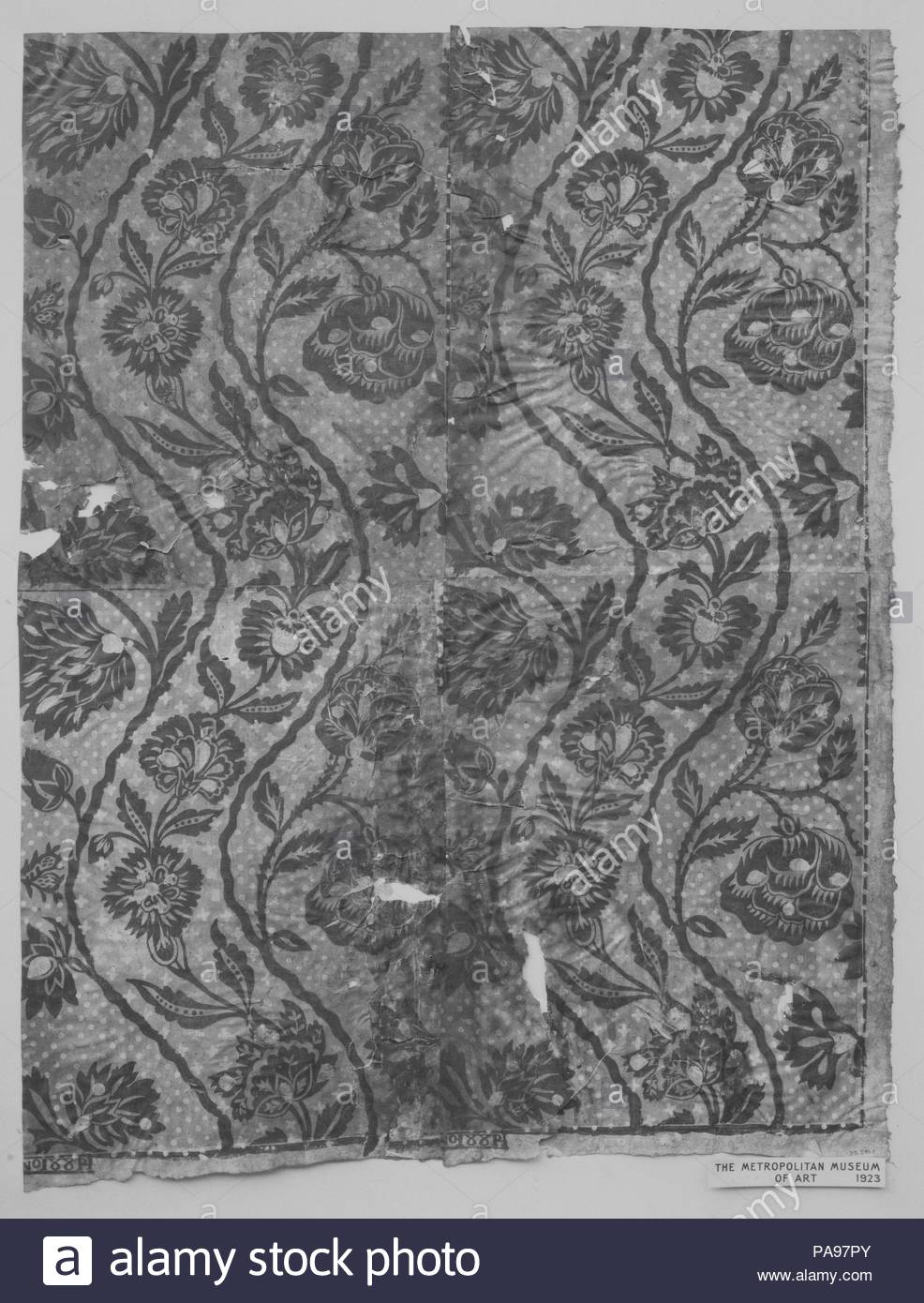 Floral Wallpaper Date 18th Century Museum Metropolitan