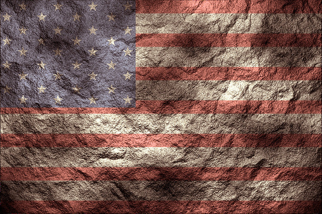 Rustic American Background Flag Arts