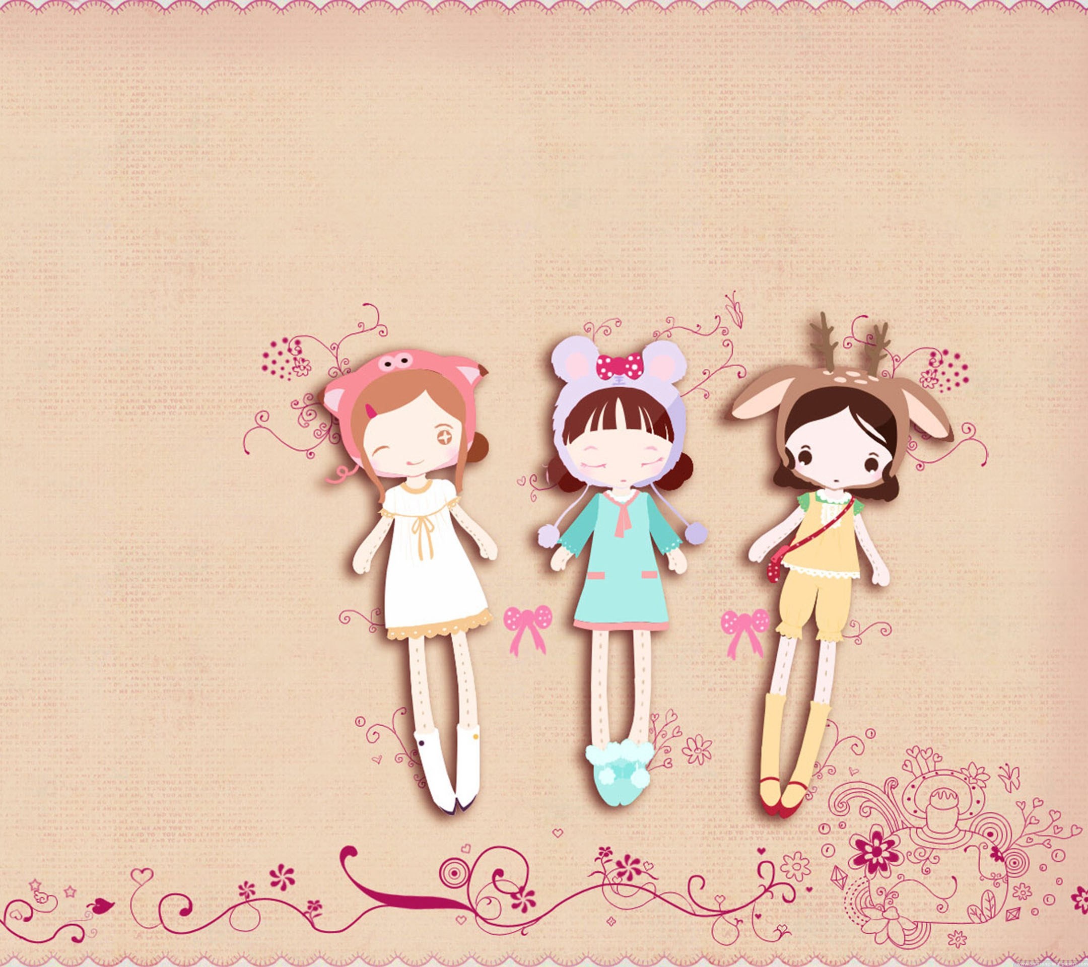 Girly Lock Screen Wallpaper