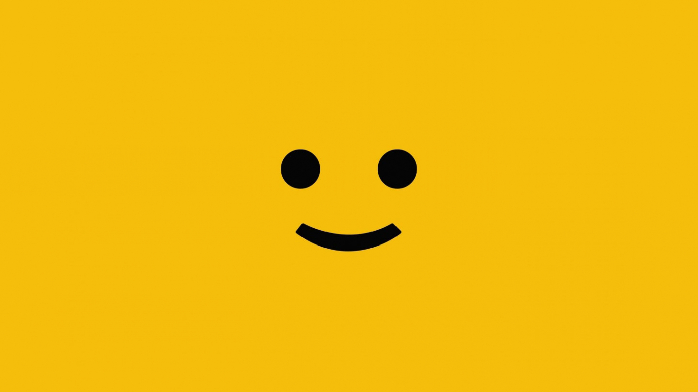 Wallpaper Happy Face Yellow