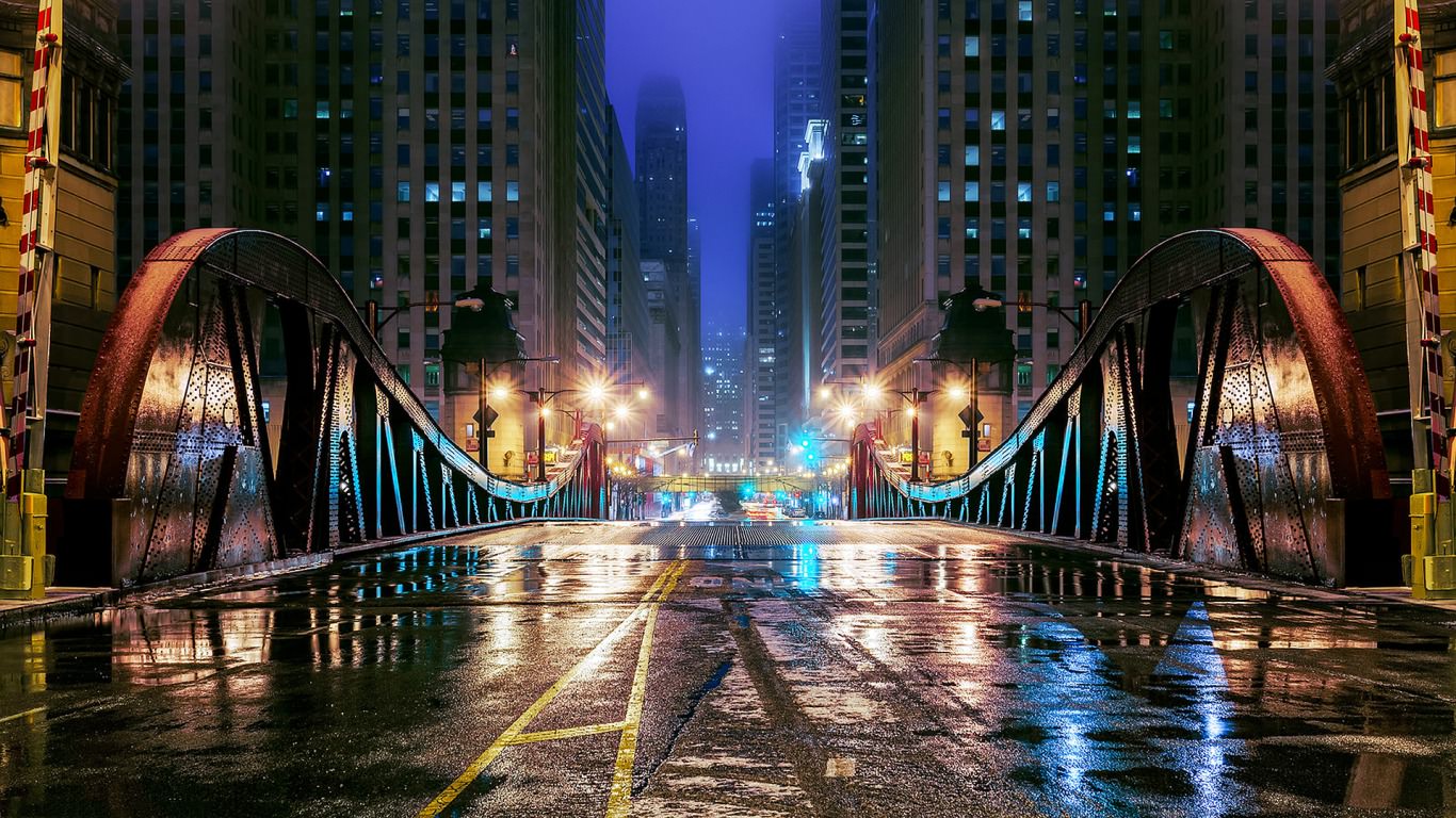 City Lights Wallpaper Image