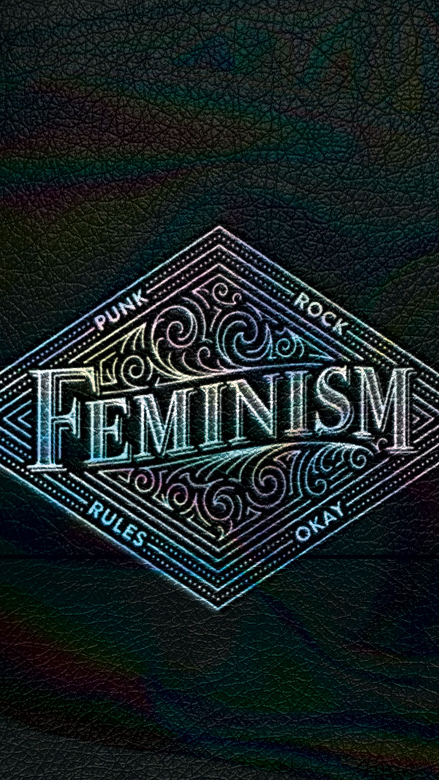 Punk Rock Feminism Desktop Wallpaper Lockscreen Vichcraft