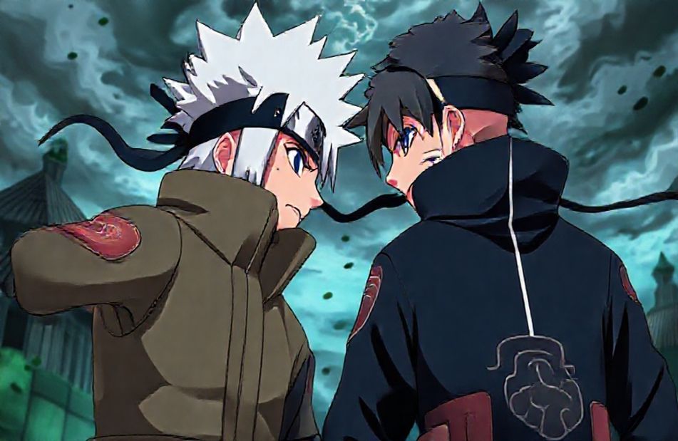 Kakashi And Obito Wallpaper