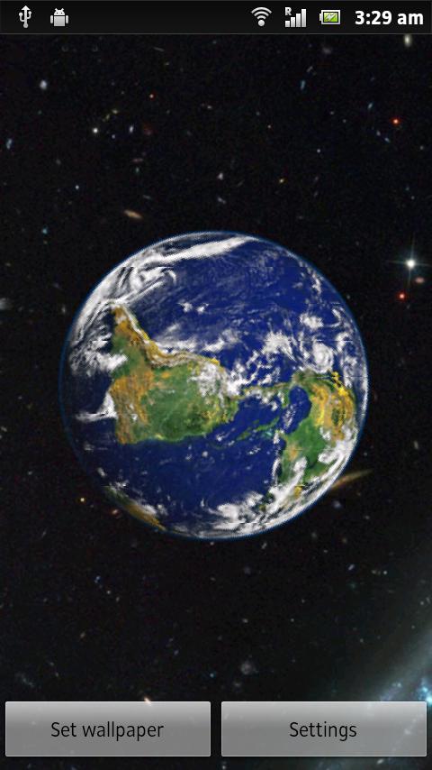 Moving Earth Live Wallpaper   screenshot
