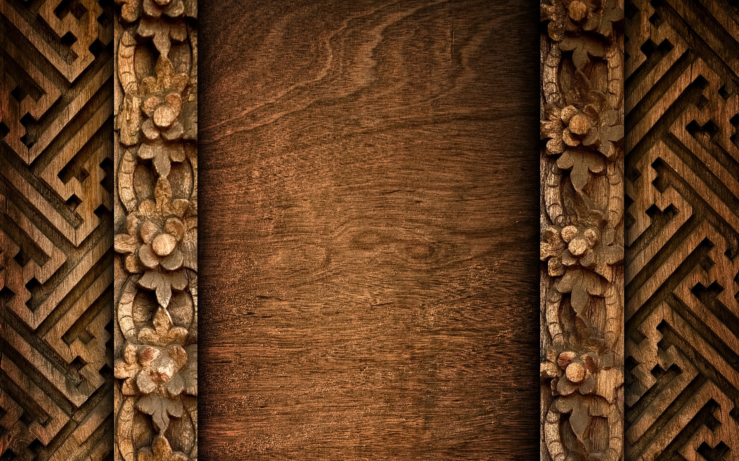 Artistic Wood Design HD Wallpaper